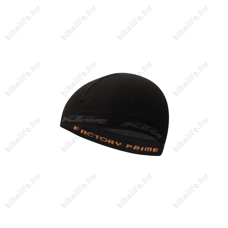 KTM Factory Prime sapka bukósisak alá varrás nélküli fekete színben