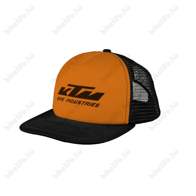 KTM Factory Team Work Cap baseball sapka trucker fazon fekete/naracssárga színben