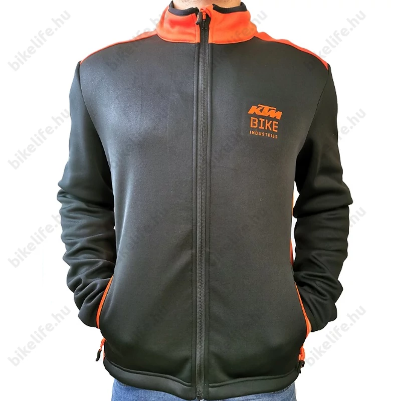 KTM Factory Team Softshell dzseki fekete/narancs XL-es