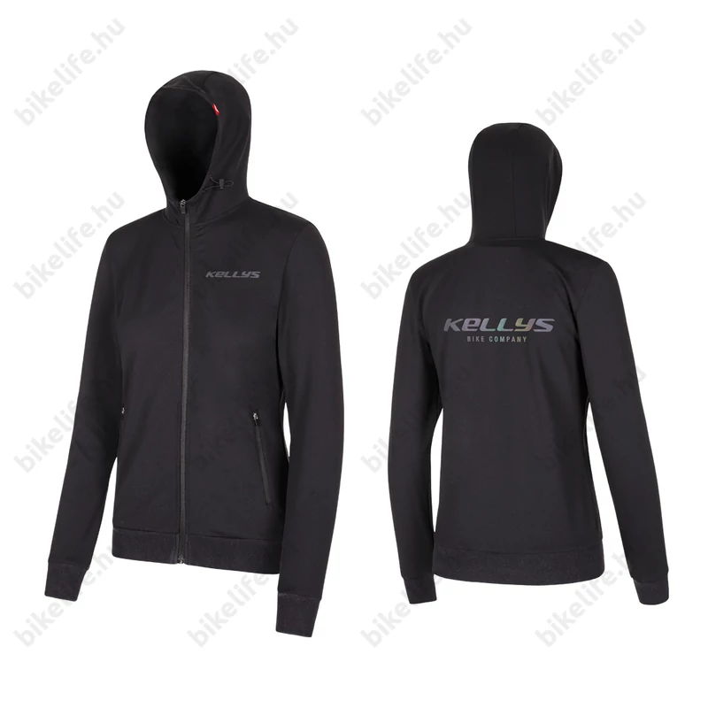 Kellys Chromatic Black Női kapucnis dzseki S-es