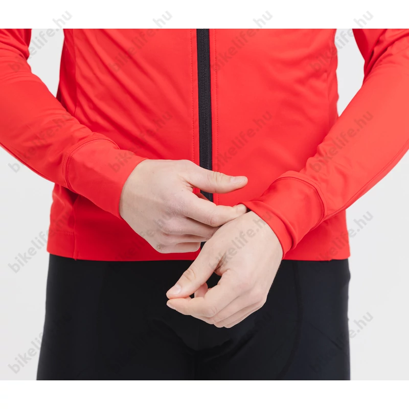 Kellys Flame szél és vízálló dzseki légáteresztő anyagból 3 nyitott zsebbel + 1 zipzáros piros XL