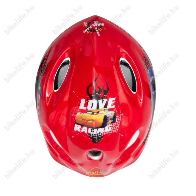 Bukósisak gyerek Disney Verdák piros M 54-58cm