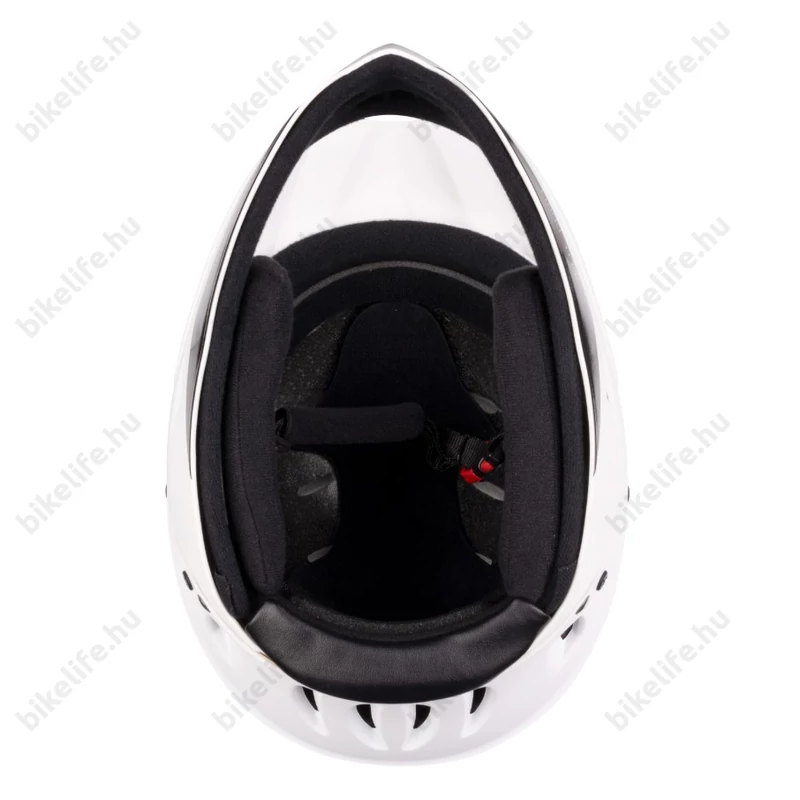 Force Downhill Junior Fullface kerékpáros bukósisak matt fehér S/M 54-58 cm fejkerület