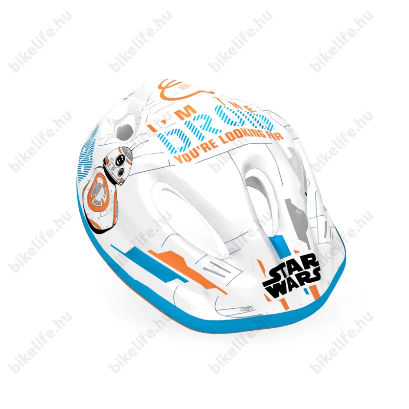 Bukósisak gyerek Disney Starwars fehér  52-56 cm