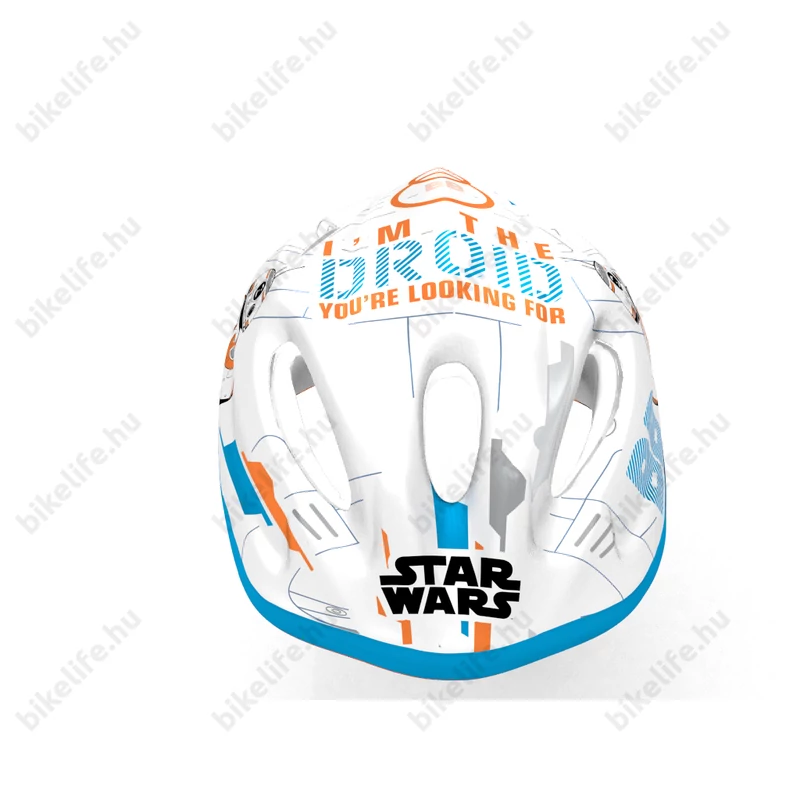 Bukósisak gyerek Disney Starwars fehér  52-56 cm