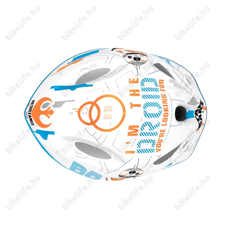 Bukósisak gyerek Disney Starwars fehér  52-56 cm