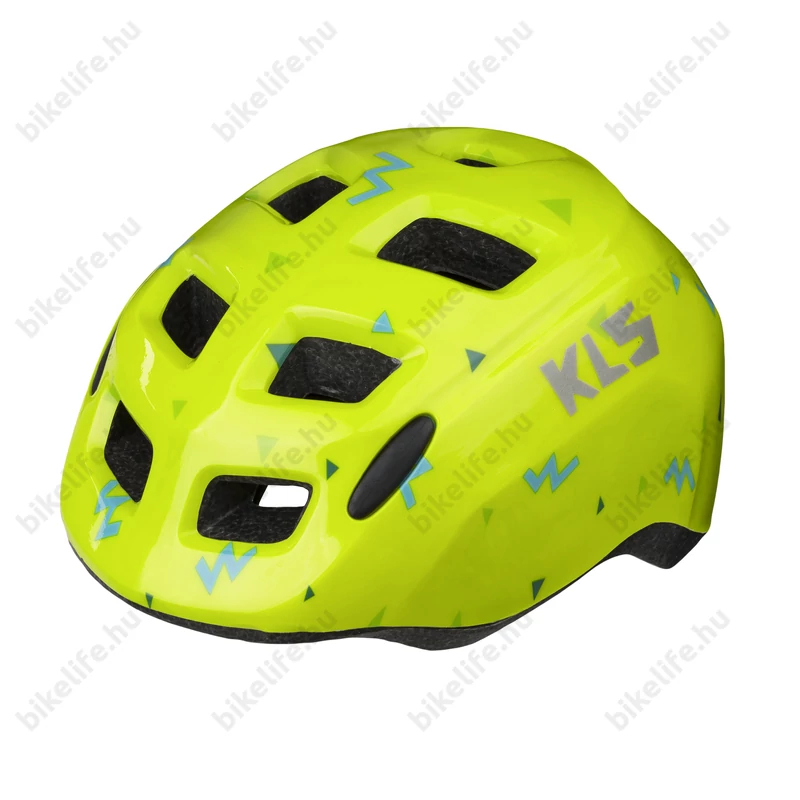 Kellys KLS ZigZag kerékpáros gyereksisak lime XS 45-50cm