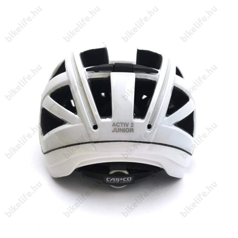 Casco Activ 2 Junior kerékpáros gyerek bukósisak fehér uni (50-56cm fejkerület)