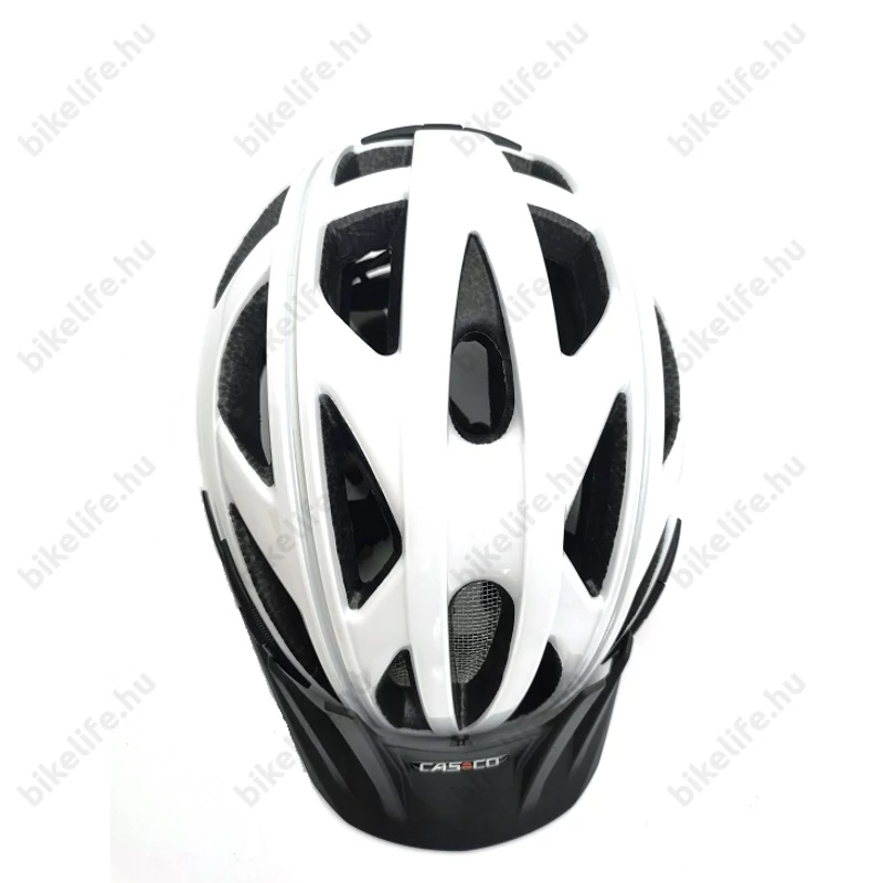 Casco Activ 2 Junior kerékpáros gyerek bukósisak fehér uni (50-56cm fejkerület)