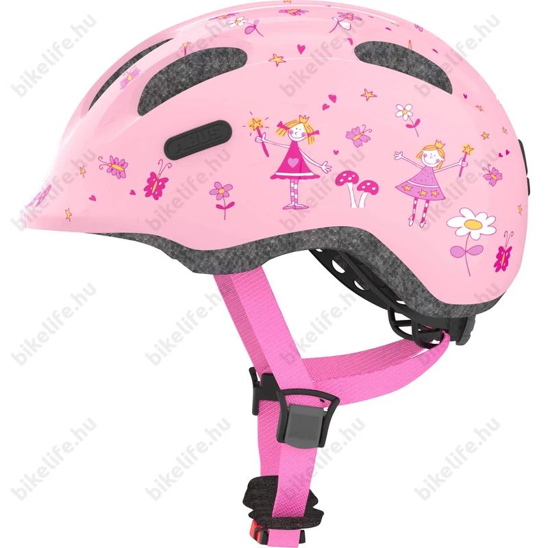 ABUS Smiley 2.0 hercegnős rózsaszín gyerek bukósisak M 50-55cm