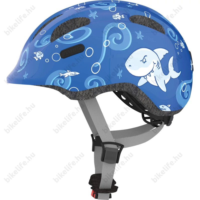ABUS Smiley 2.0 cápás kék gyerek bukósisak S 45-50cm