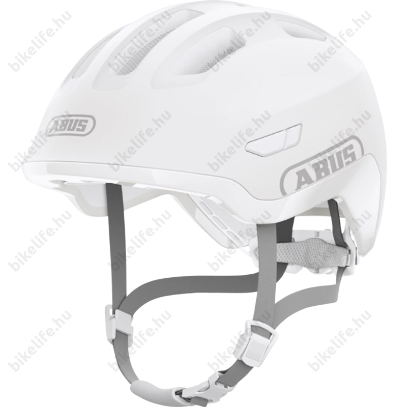 ABUS Smiley 3.0 ACE LED pure white gyerek bukósisak újra tölthető Led világítással S 45-50cm
