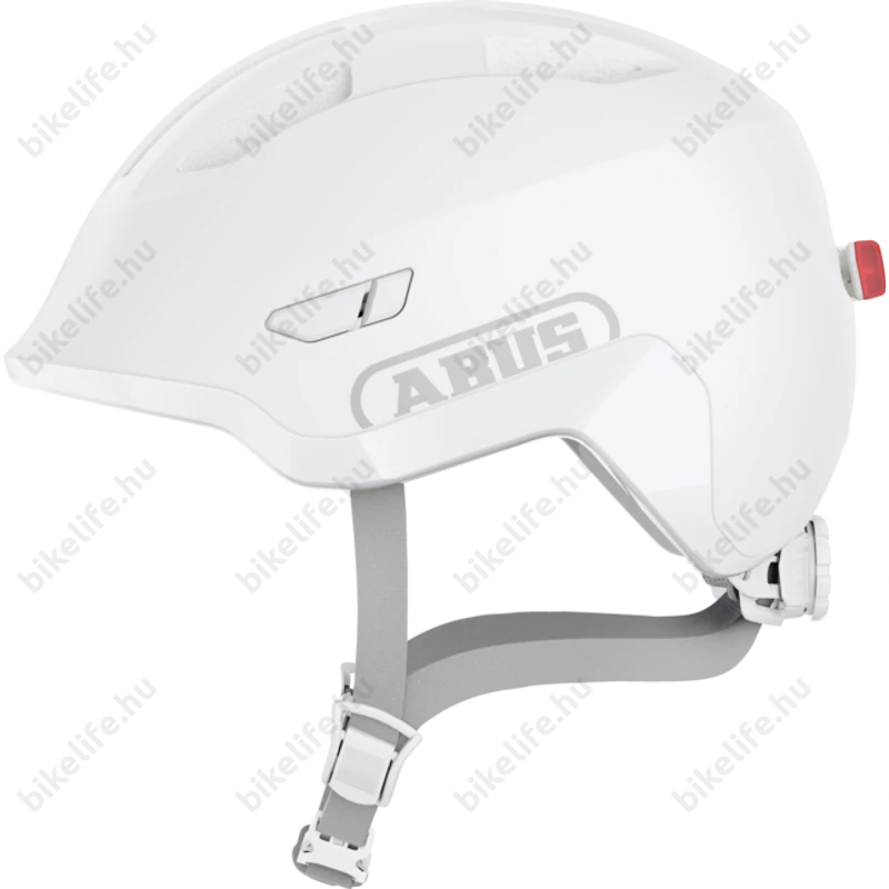 ABUS Smiley 3.0 ACE LED pure white gyerek bukósisak újra tölthető Led világítással S 45-50cm