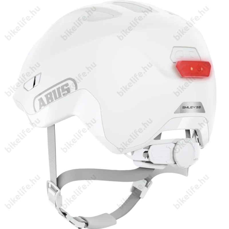 ABUS Smiley 3.0 ACE LED pure white gyerek bukósisak újra tölthető Led világítással S 45-50cm