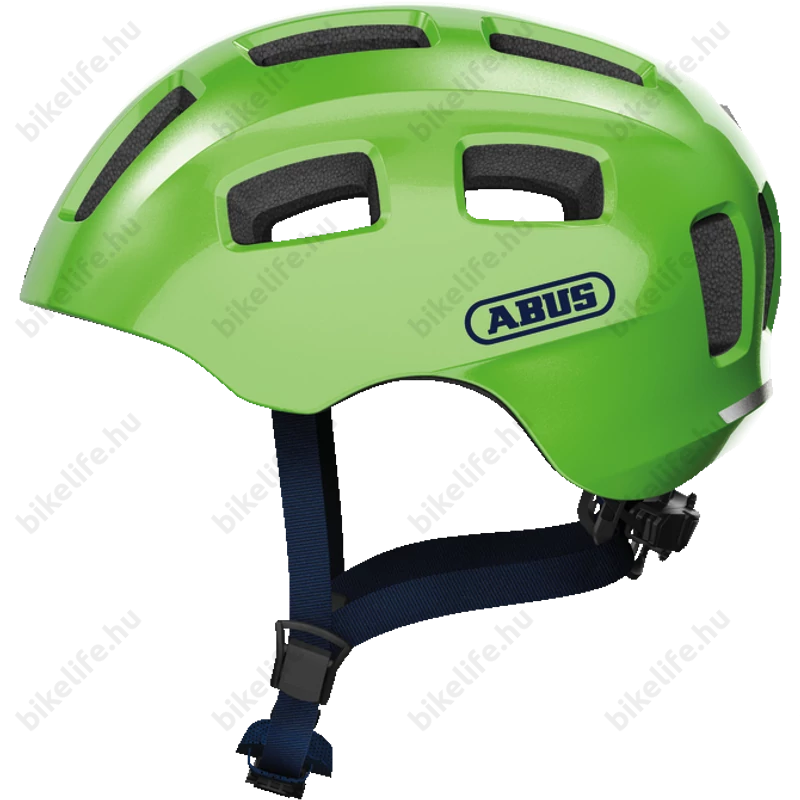 Bukósisak gyerek ABUS Youn-I 2.0 zöld színű, S-es méret (48-54cm)