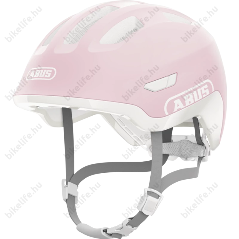 ABUS Smiley 3.0 ACE LED pure rose gyerek bukósisak újra tölthető Led világítással M 50-55cm