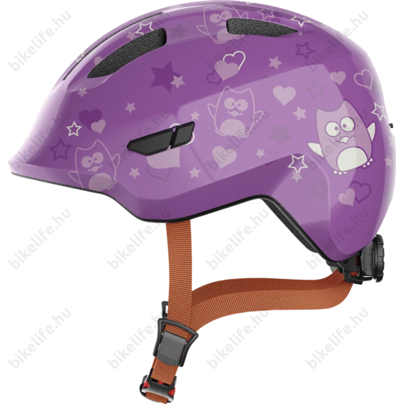 ABUS Smiley 3.0 IN-MOLD lila csillag gyerek bukósisak M 50-55cm