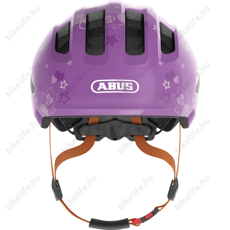 ABUS Smiley 3.0 IN-MOLD lila csillag gyerek bukósisak M 50-55cm