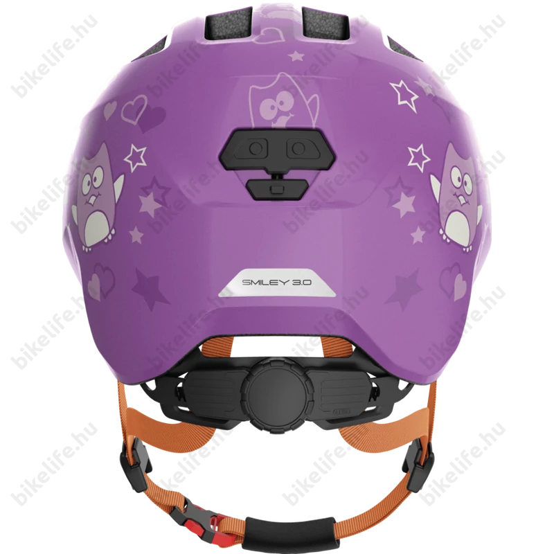 ABUS Smiley 3.0 IN-MOLD lila csillag gyerek bukósisak M 50-55cm