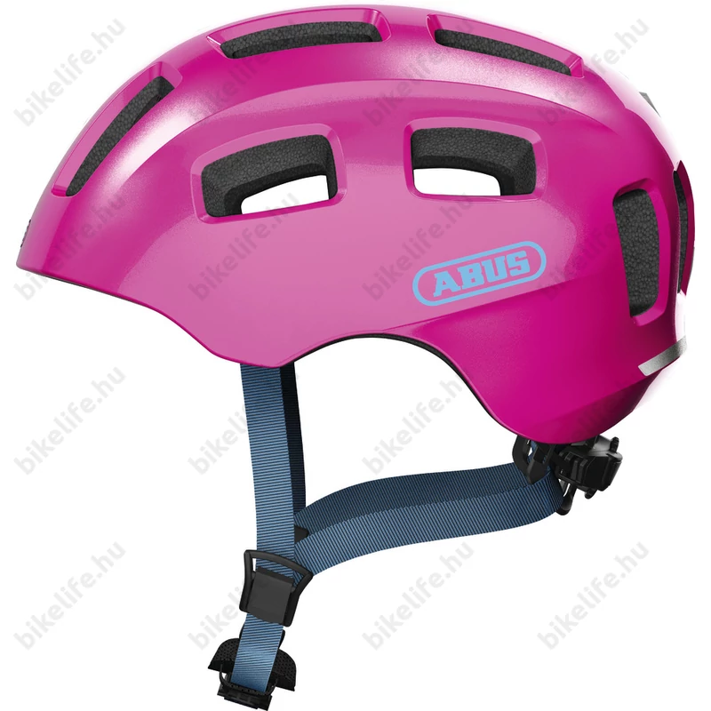 ABUS Youn-I 2.0 gyerek bukósisak pink színű, M-es (52-57cm), In-Mould technológiával