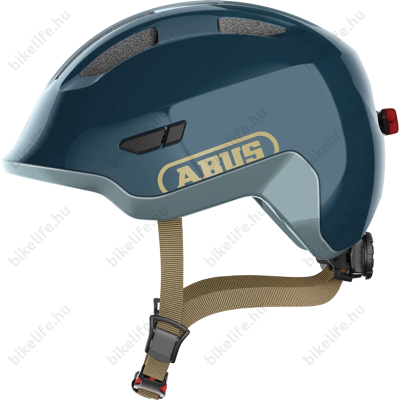 ABUS Smiley 3.0 ACE LED royal blue gyerek bukósisak újra tölthető Led világítással M 50-55cm