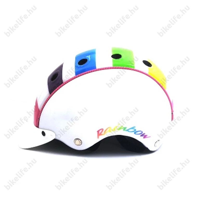 Casco Mini 2 Rainbow kerékpáros gyerek bukósisak  S-es (52-56cm fejkerület)