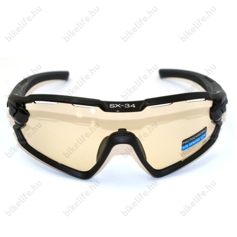 Casco SX-34 Vautron sportszemüveg fekete keret, sárga lencse