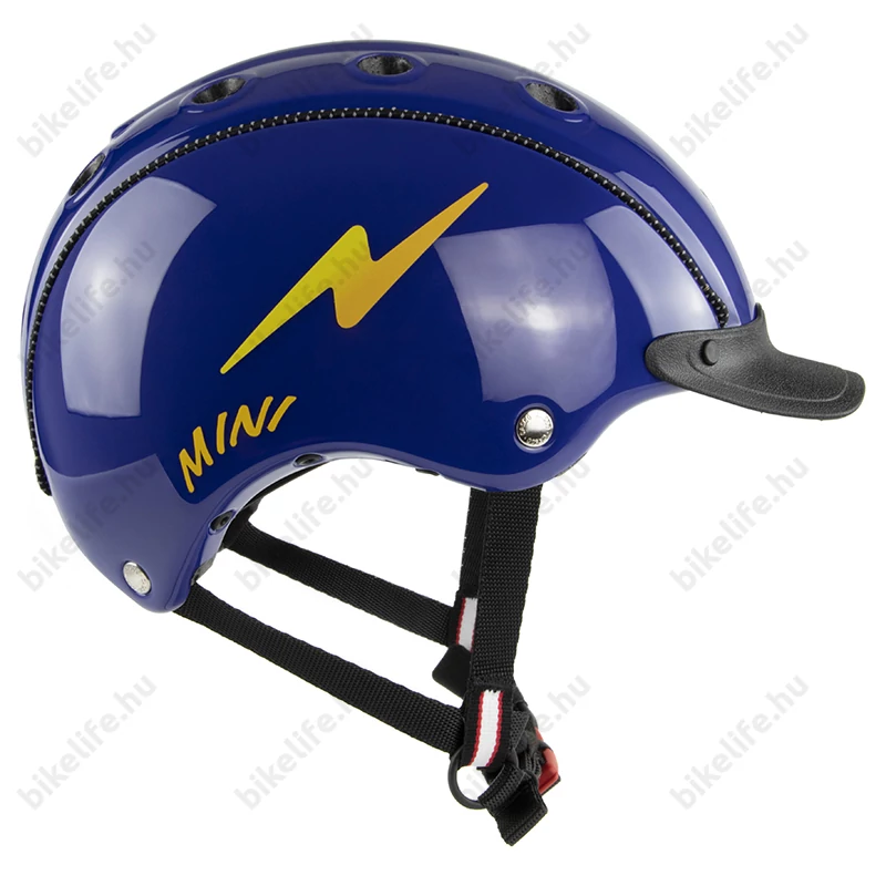 Casco Mini 2 FLASH kerékpáros gyerek bukósisak kék S-es (52-56cm fejkerület)