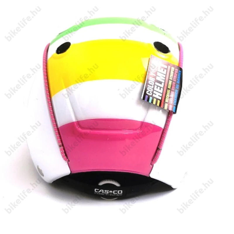 Casco Mini 2 Rainbow kerékpáros gyerek bukósisak XS-es (46-52cm fejkerület)