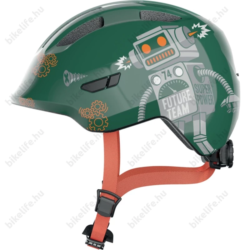 Abus Smiley 3.0 gyerek bukósisak M 50-55cm, zöld robo