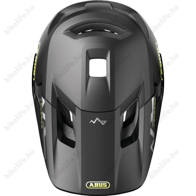 ABUS kerékpáros gyerek sisak YouDrop FF fullface S 48-55 cm fekete színben