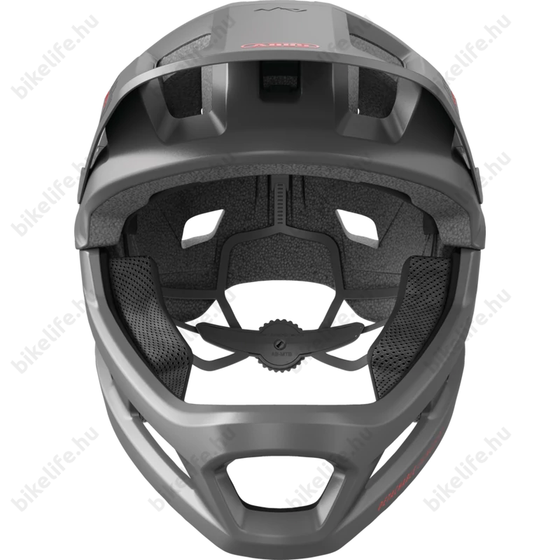 ABUS kerékpáros gyerek sisak YouDrop FF fullface S 48-55 cm titan silver színben