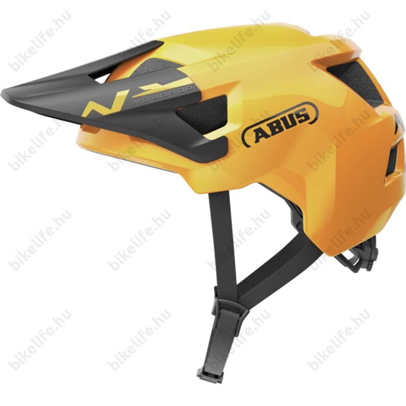 Abus Youdrop extravagány kerékpáros sportsisak ifjaknak icon yellow S-es méret 48-55 cm fejkerületre