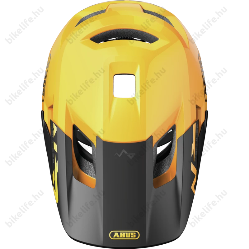 Abus Youdrop extravagány kerékpáros sportsisak ifjaknak icon yellow S-es méret 48-55 cm fejkerületre