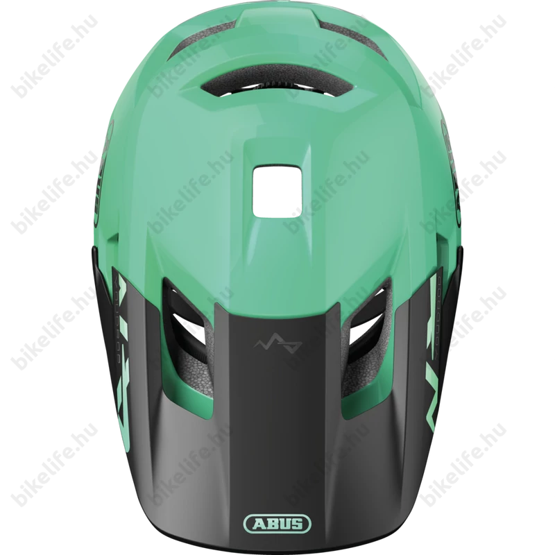 Abus Youdrop extravagány kerékpáros sportsisak ifjaknak salvia green S-es méret 48-55 cm fejkerületre