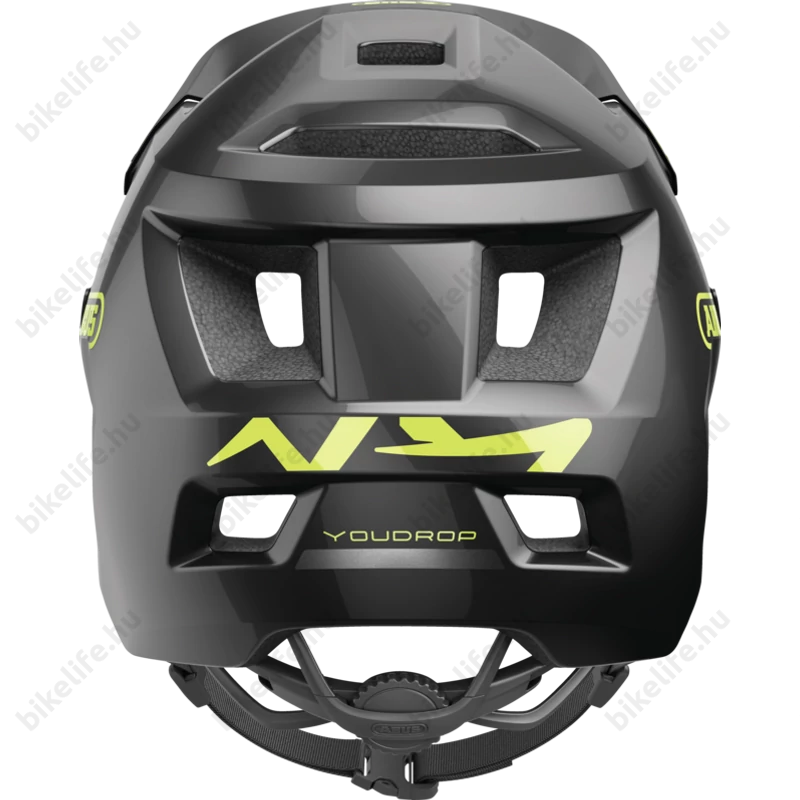 Abus Youdrop extravagány kerékpáros sportsisak ifjaknak velvet black S-es méret 48-55 cm fejkerületre