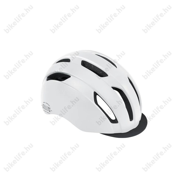 Kellys KLS Town Cap kerékpáros bukósisak matt fehér M/L