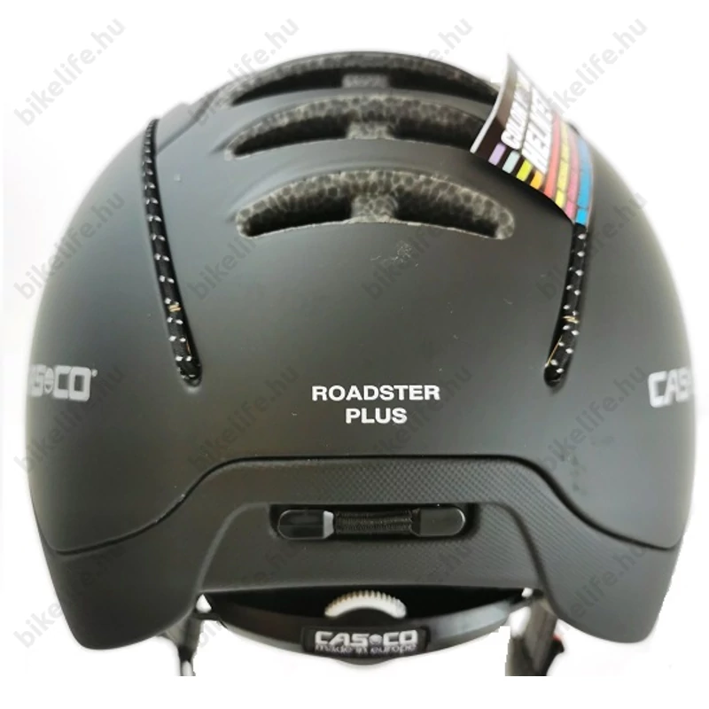 Casco Roadster Plus kerékpáros bukósisak matt fekete M-es (55-57cm fejkerület)