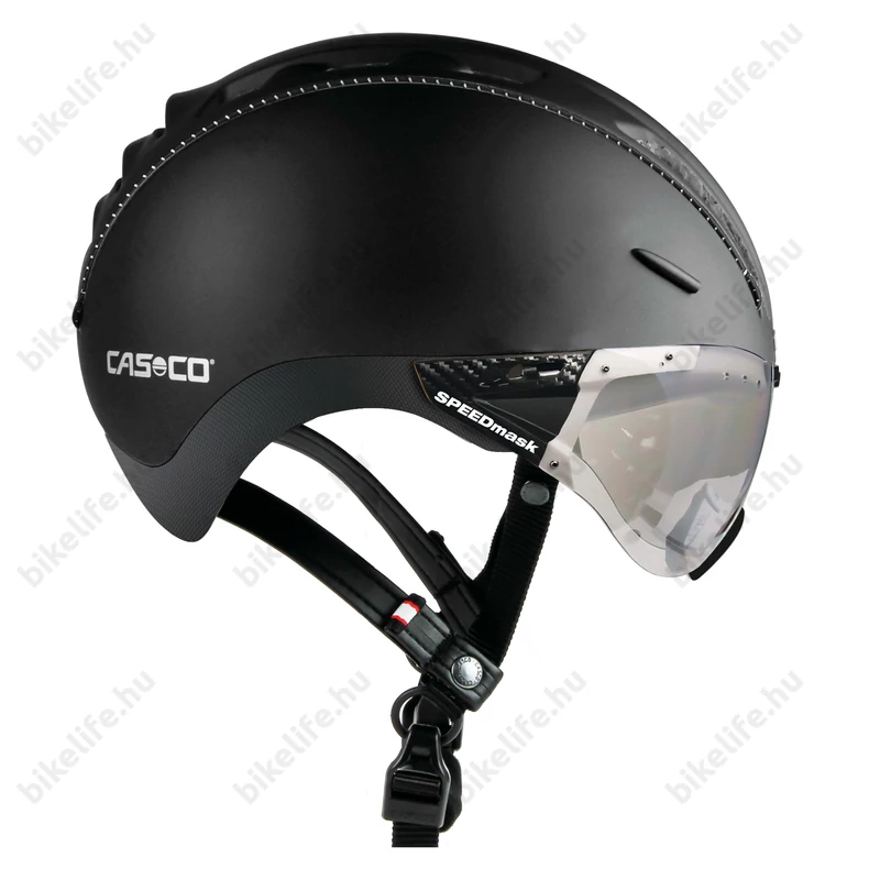 Casco Roadster Plus kerékpáros bukósisak matt fekete L-es (58-60cm fejkerület)