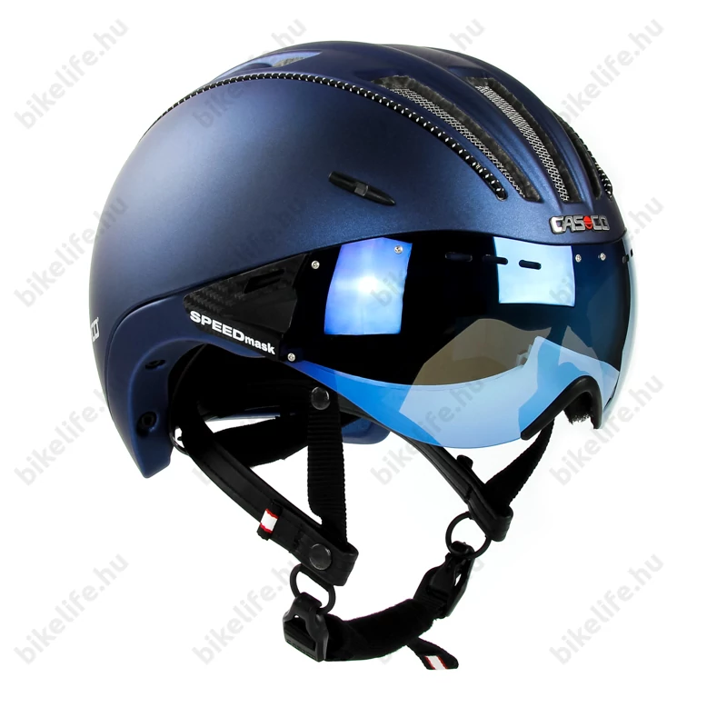 Casco Roadster Plus kerékpáros bukósisak metál kék L-es (58-60cm fejkerület)