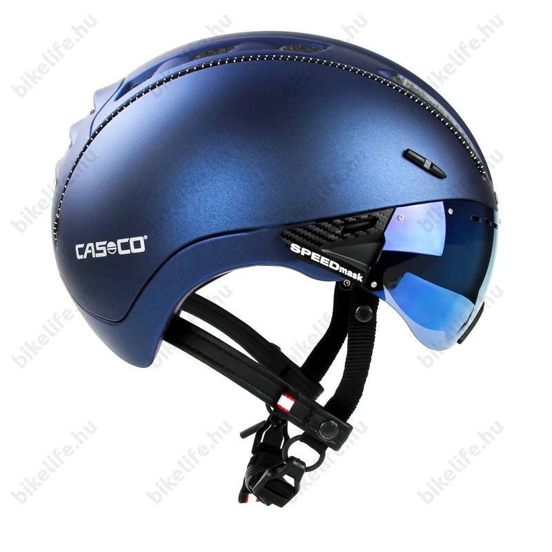 Casco Roadster Plus kerékpáros bukósisak metál kék M-es (55-57cm fejkerület)