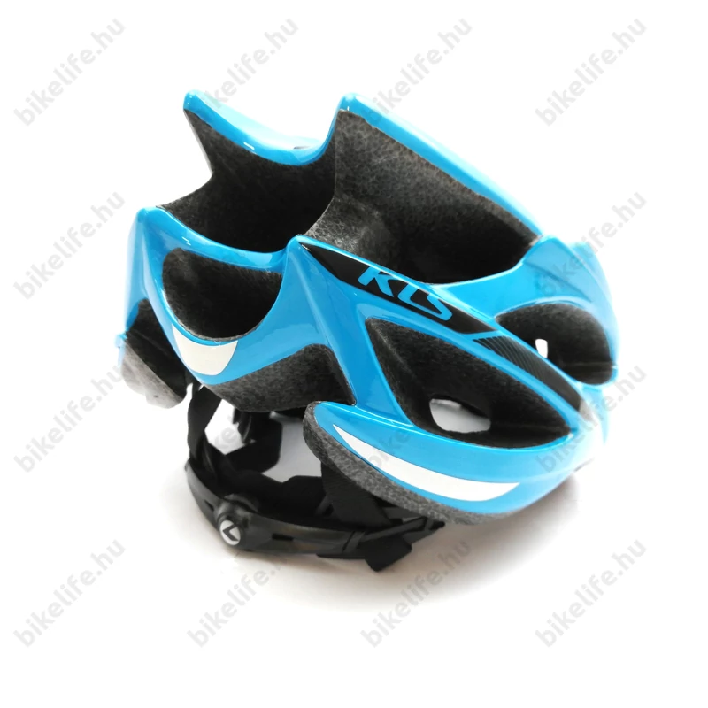 Kellys KLS Dynamic kerékpáros bukósisak fehér/kék M/L 58-61cm
