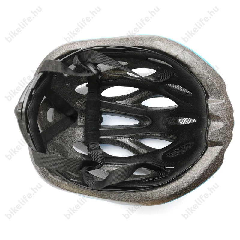 Kellys KLS Dynamic kerékpáros bukósisak fehér/kék M/L 58-61cm