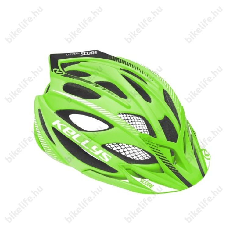 Kellys KLS Score kerékpáros bukósisak neon zöld S/M-es 54-57cm