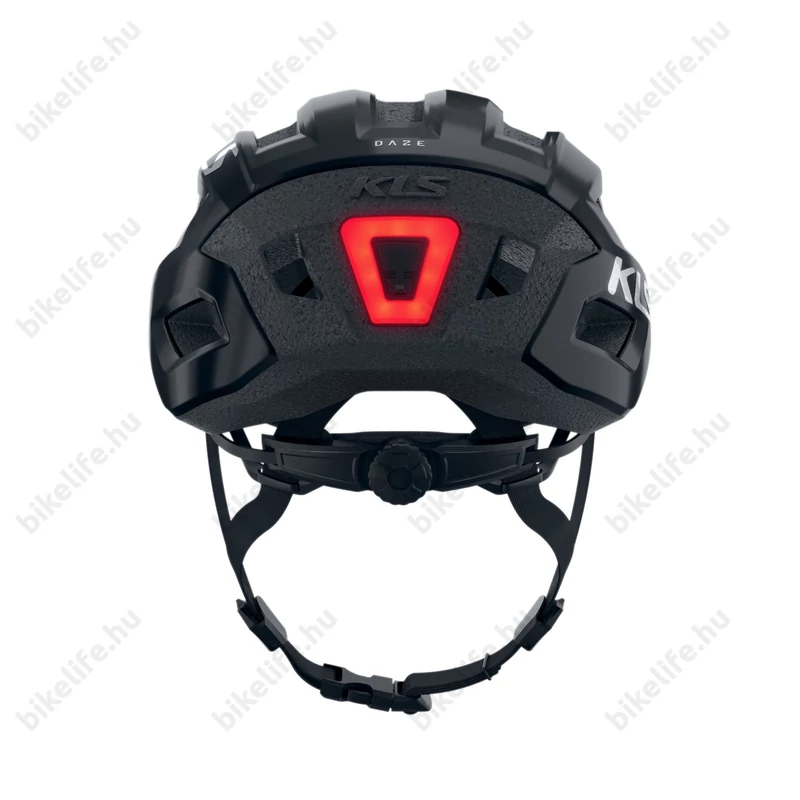 Kellys Daze Lumio Blue kerékpáros bukósisak beépített világítással, kék L/XL (58-61cm fejkörmérethez)