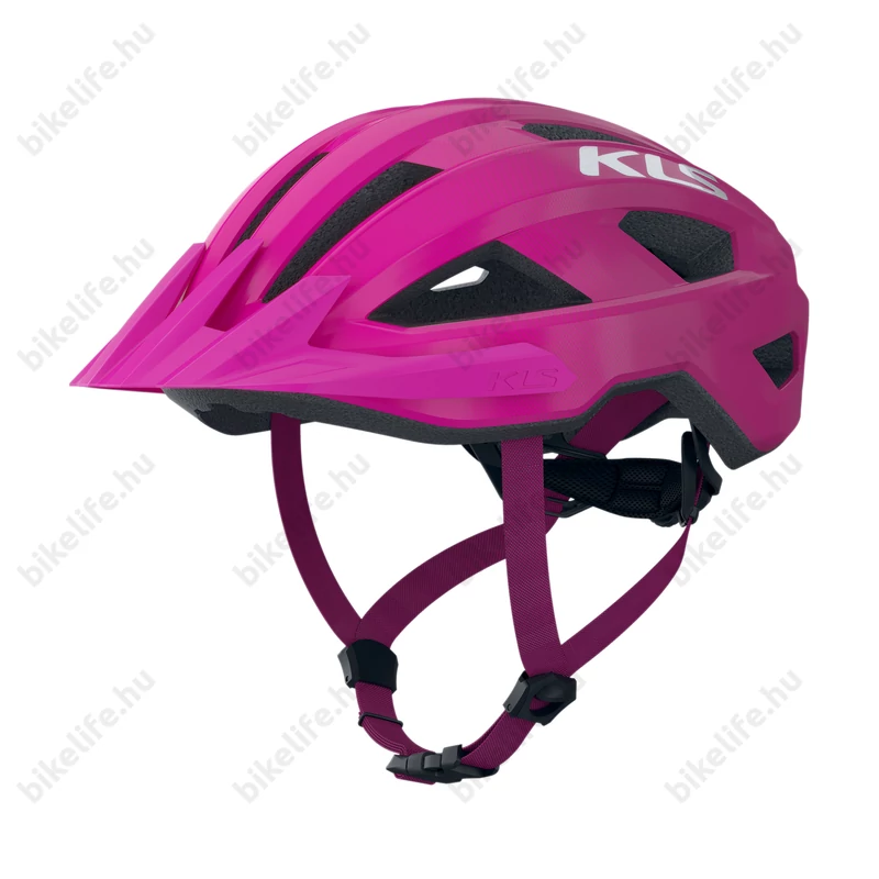 Kellys Daze Lumio kerékpáros bukósisak beépített LED-es világítással pink M/L 55-58 cm fejkerülethez