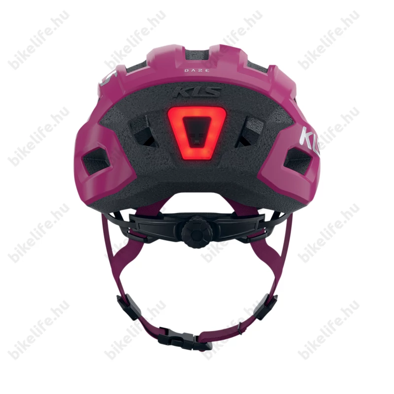 Kellys Daze Lumio kerékpáros bukósisak beépített LED-es világítással pink M/L 55-58 cm fejkerülethez