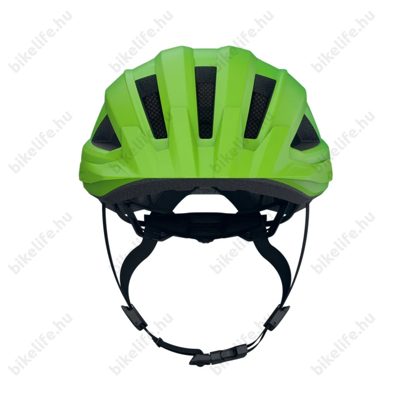 Kellys Daze Lumio Green kerékpáros bukósisak beépített világítással, zöld L/XL (58-61cm-es fejkerülethez)