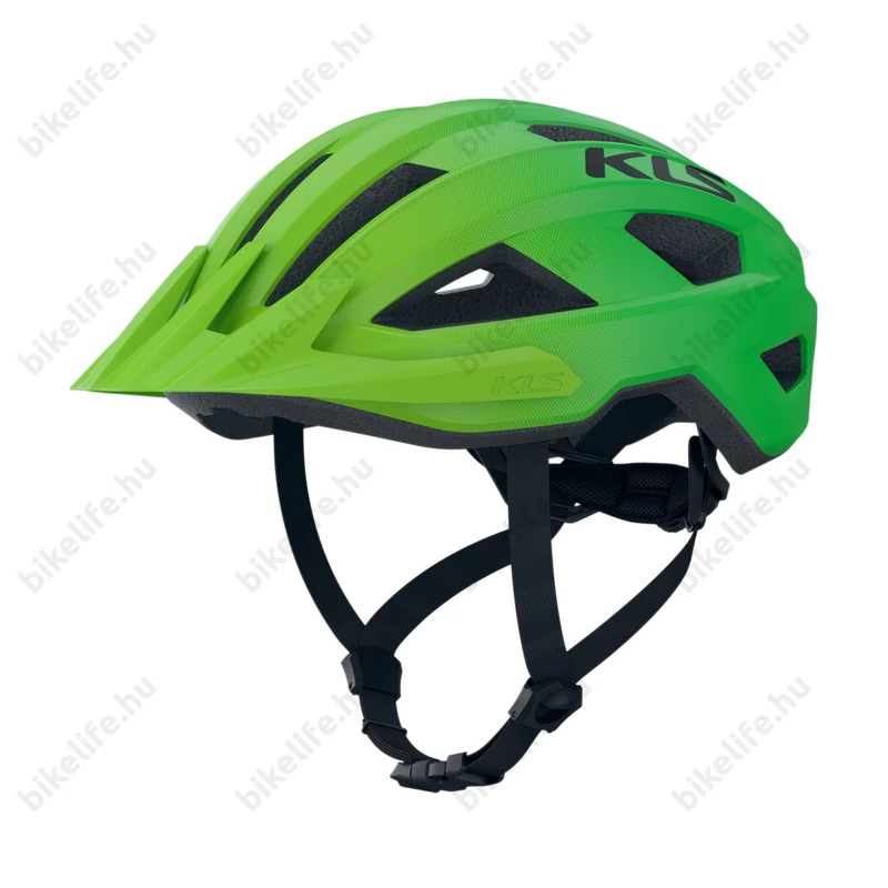 Kellys Daze Lumio Green kerékpáros bukósisak beépített világítással, zöld M/L (55-58cm-es fejkerülethez)