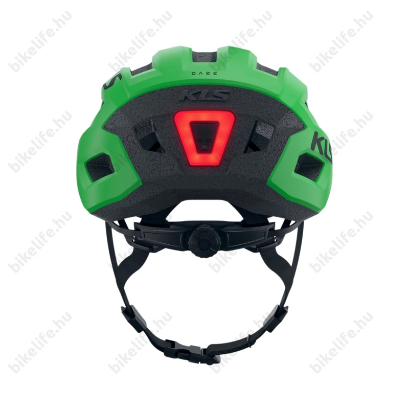 Kellys Daze Lumio Green kerékpáros bukósisak beépített világítással, zöld M/L (55-58cm-es fejkerülethez)